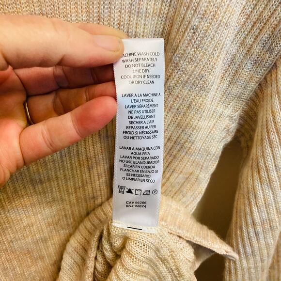 Splendid Blush Marled Sweater Wool Blend Size xs - Picture 9 of 10